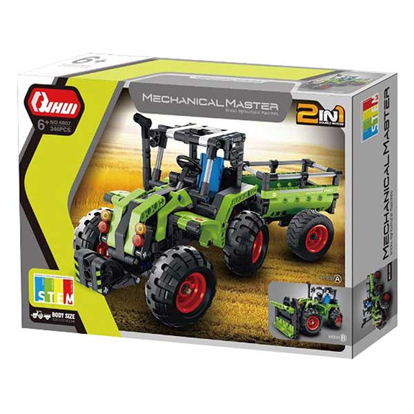 Traktor 2 u 1 sa Prikolicom ili Plugom Igračka za Decu 6807 - ODDO igračke
