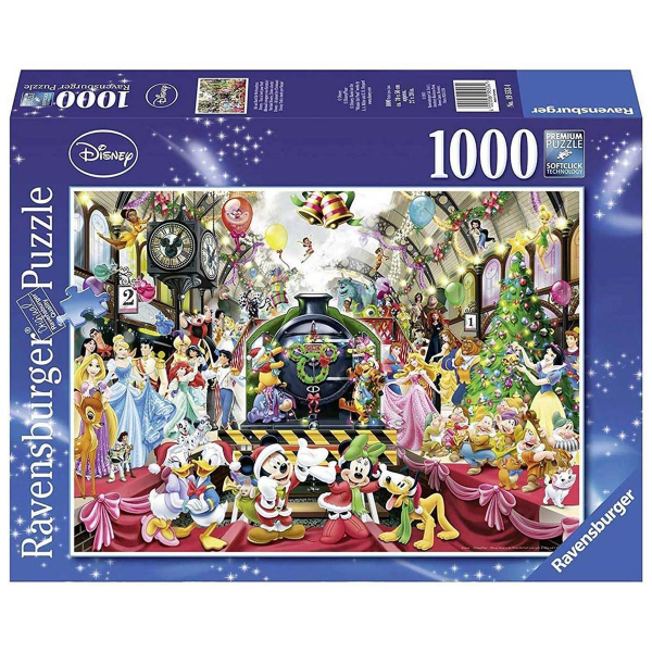 Ravensburger puzzle (slagalice) - 1000 pcs Diznijev Božićni voz RA19553 - ODDO igračke