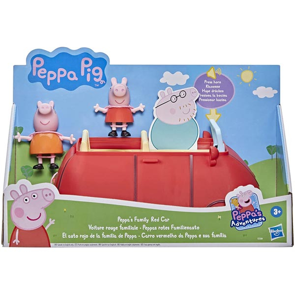 Peppa Pig Family Red Car F2184         - ODDO igračke