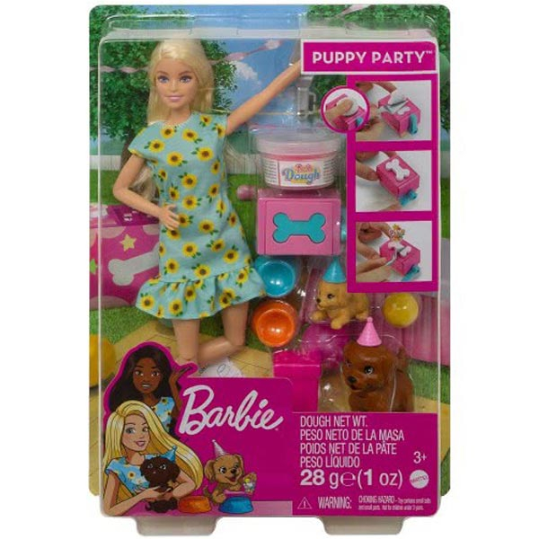 Barbie lutka Puppy Party GXV75 - ODDO igračke