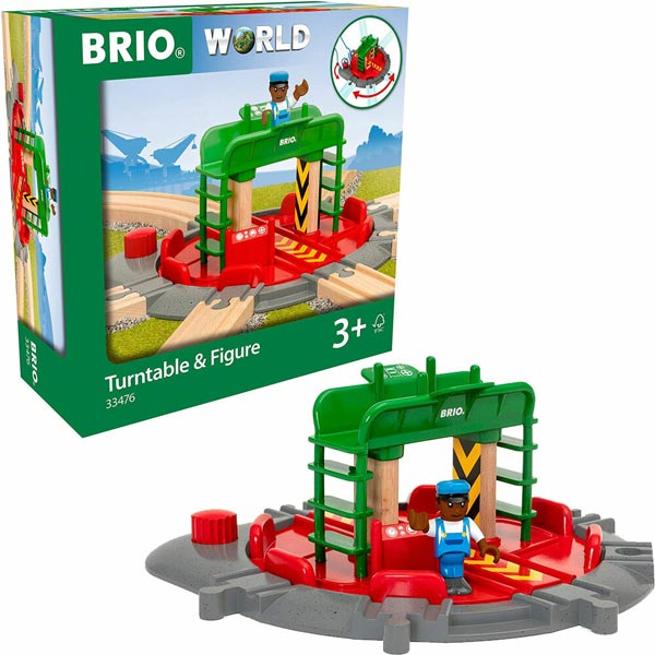 Brio - Okretnica lokomotive sa kontrolnim mostom BR33476 - ODDO igračke