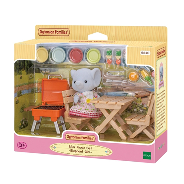 Sylvanian BBQ Picnic Set - Elephant Girl - EC5640 - ODDO igračke