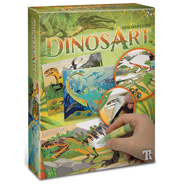 DinosArt Pesak i folija Art - Kreativni set 15011 - ODDO igračke