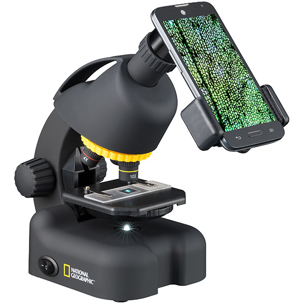 Mikroskop National Geographic 40x - 640x sa držačem za pametni telefon 9119501 - ODDO igračke