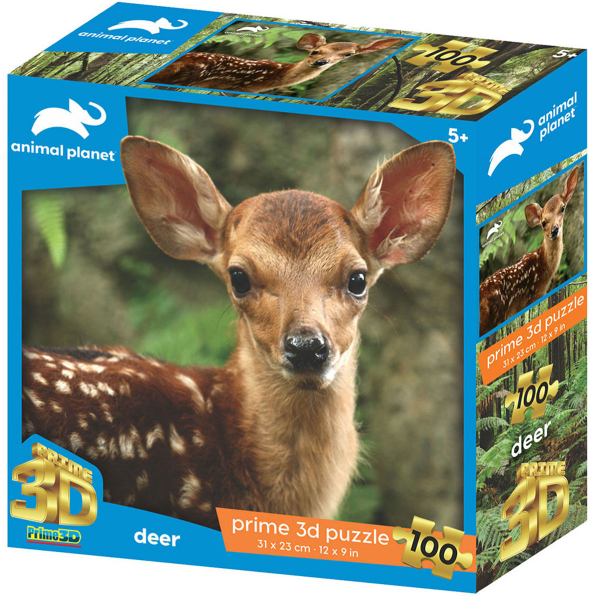 Prime 3D puzzle Animal Planet Bambi 100 delova 31x23cm 13761 - ODDO igračke