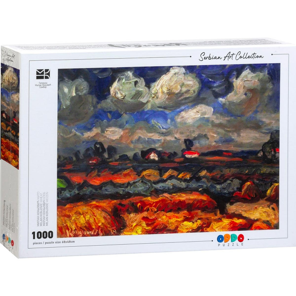 Milan Konjović - Žito Puzzla Serbian Art Collection 1000pcs 960001 - ODDO igračke