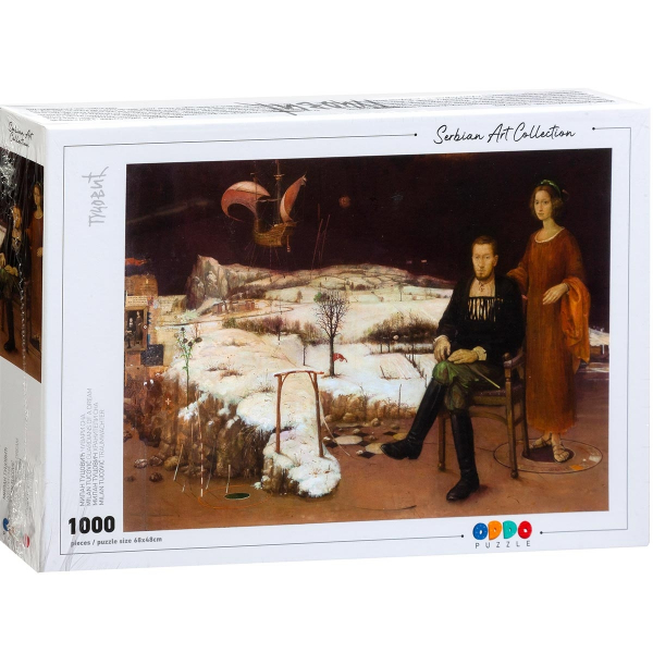 Milan Tucović - Čuvari sna Puzzla Serbian Art Collection 1000pcs 960063 - ODDO igračke