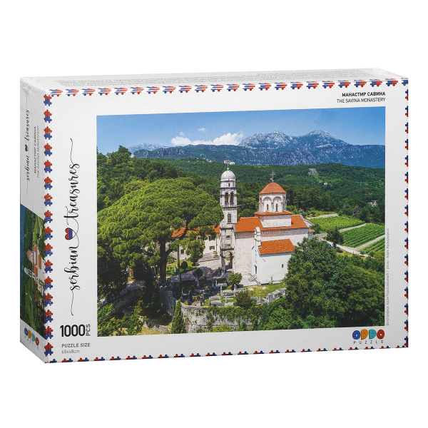 Manastir Savina Puzzles Serbian Treasures Collection 960391 - ODDO igračke