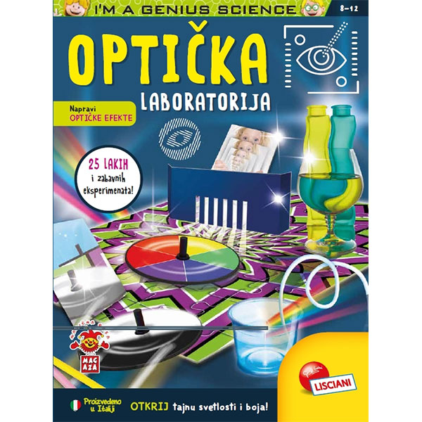 Mali Genije 25 Optičkih eksperimenata Lisciani RS48984 - ODDO igračke