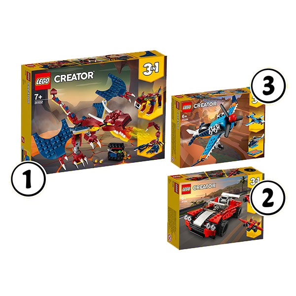 Lego Creator Set 3 u 1 LE66683 - ODDO igračke