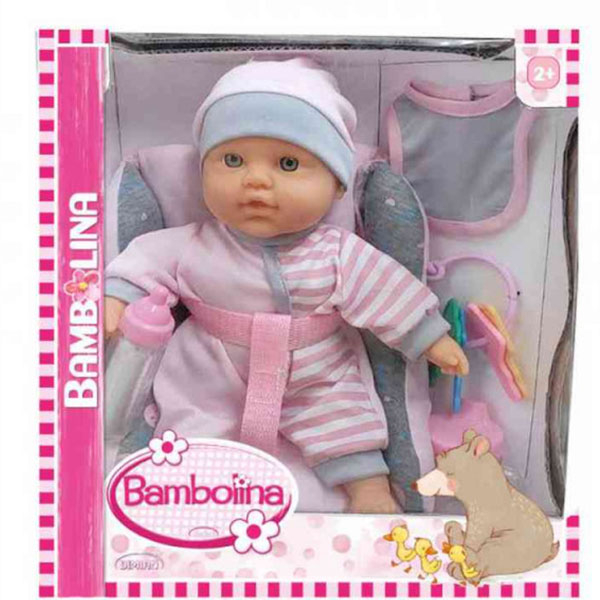 Lutka beba Bambolina u Auto Sedištu DI1881 - ODDO igračke