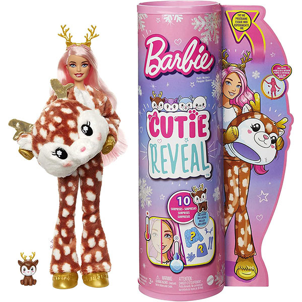 Barbie lutka Cutie Reveal-Jelen HJL61 - ODDO igračke