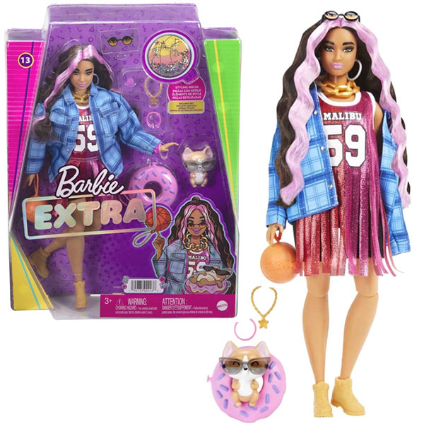 Barbie lutka Extra košarkašica HDJ46/024438 - ODDO igračke