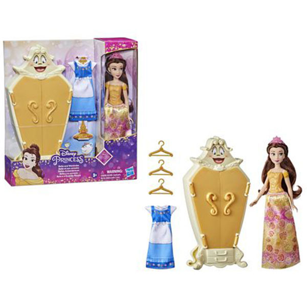 Lutka Belle Disney princeza sa garderoberom 848478 - ODDO igračke
