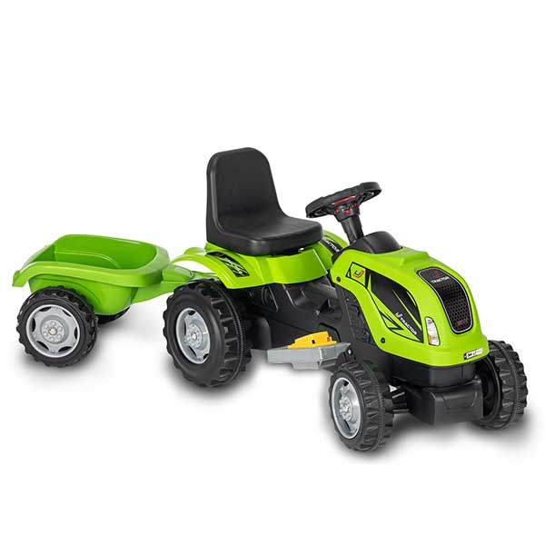 Micromax Traktor sa Prikolicom na Akumulator 6V 309697 ZELENI - ODDO igračke