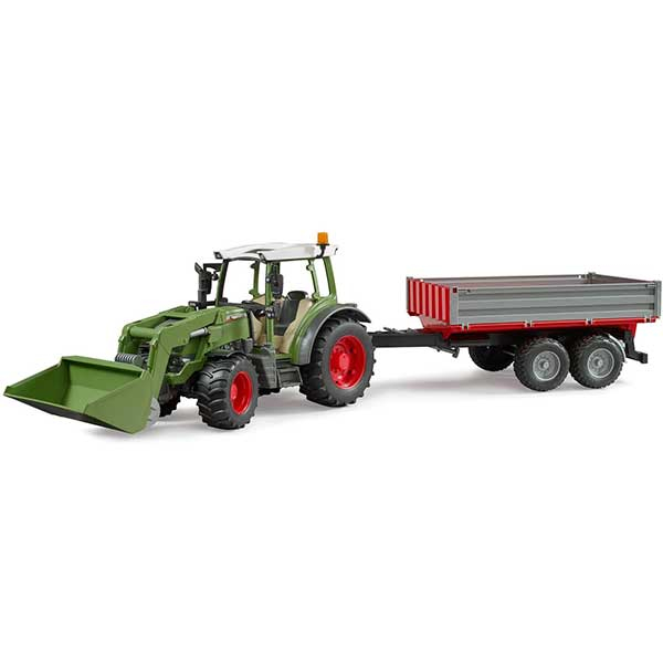 Traktor Fendt Vario 211 sa Prikolicom i Utovarivačem Bruder 021825 - ODDO igračke