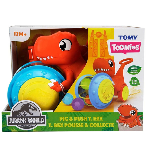 Igračka za guranje Pic & Push T-RexTomy TM73254 - ODDO igračke