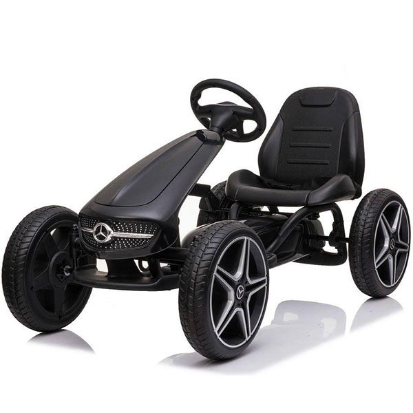Karting na pedale Mercedes Benz crni 061944C - ODDO igračke