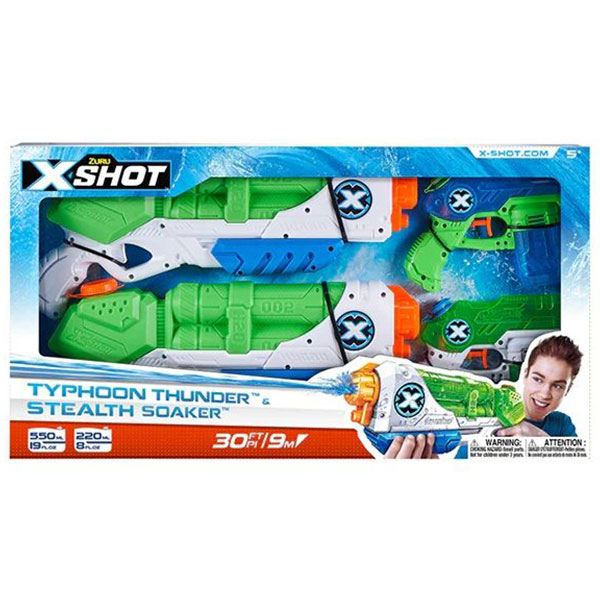 X Shot Water Warefare Blaster Combo 2M+2S ZU5605 - ODDO igračke