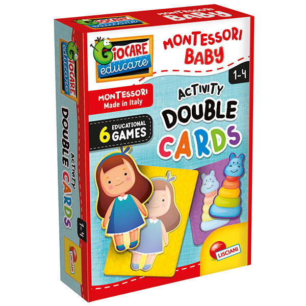 Montesori Edukativna kutija Activity Double Cards Lisciani 100620 - ODDO igračke