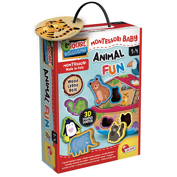 Montesori Edukativna kutija Animal Fun Lisciani 96893 - ODDO igračke
