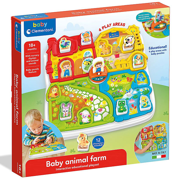 Clementoni Baby interaktivna farma set CL17716                        - ODDO igračke