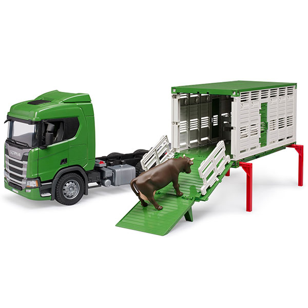 Kamion Bruder Scania za prevoz krava 035488 - ODDO igračke