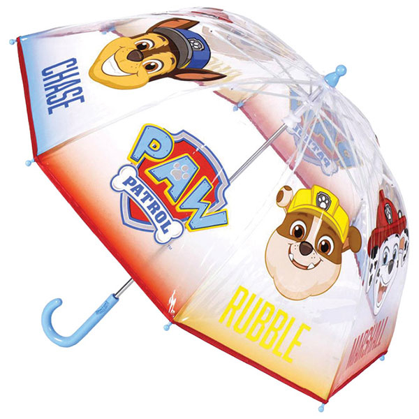 Kišobran dečji ručni (kupola) 45cm Paw Patrol Cerda 2400000716 providni - ODDO igračke