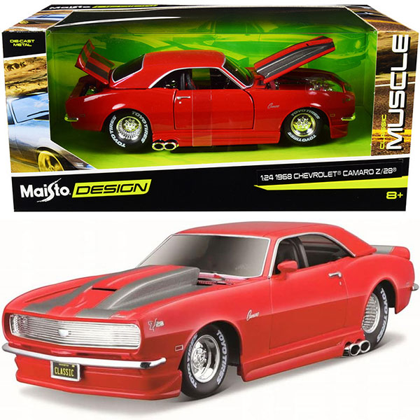 Maisto 1:24 Scale 1965 Chevy El Camino Lowrider Diecast Model Car - Detailed Collector's Edition