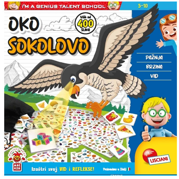 Mali Genije Društvena igra Oko Sokolovo Lisciani RS100835 - ODDO igračke