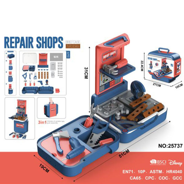Koferče sa alatom Repair Shop 3U1 44 pcs 25737 87/70667 - ODDO igračke