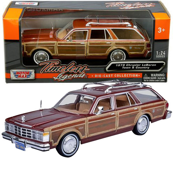 Motor Max metalni auto 1:24 1979 Chrysler LeBaron Town & Country Wagon 25/73331AC - ODDO igračke