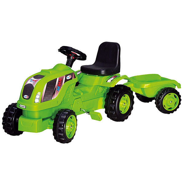 Traktor sa prikolicom Micromax jednobojni, zeleni 010275 - ODDO igračke