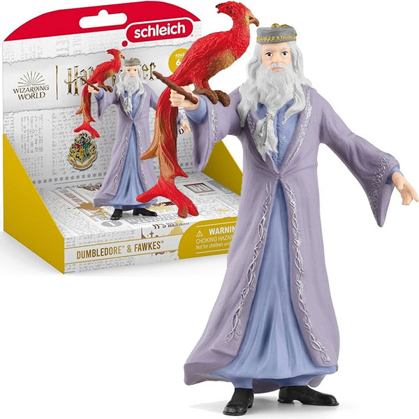 Schleich WIZARDING WORLD Harry Potter Albus Dumbledore & Fawkes 42637 - ODDO igračke