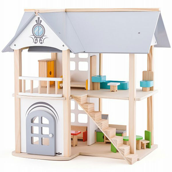 Kućica za lutke drvena Doll house- Lucy Woody 91872 - ODDO igračke
