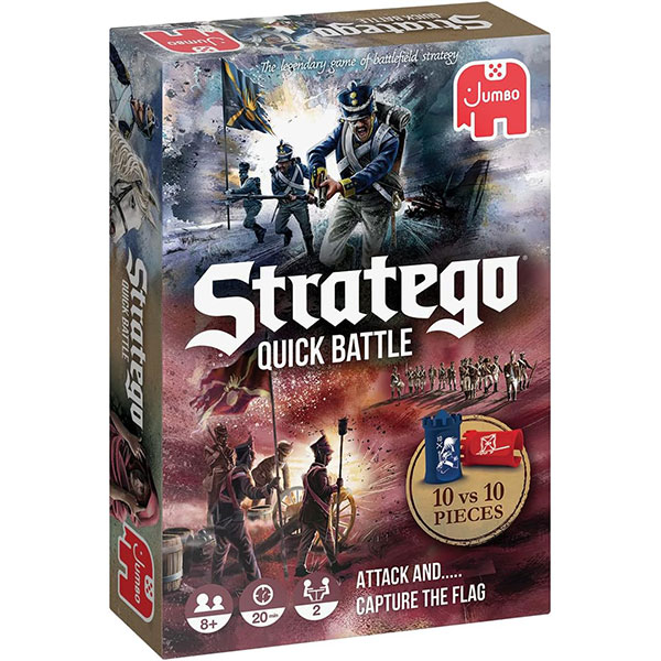 Društvena igra Stratego Quick Battle Jumbo JD19820 - ODDO igračke