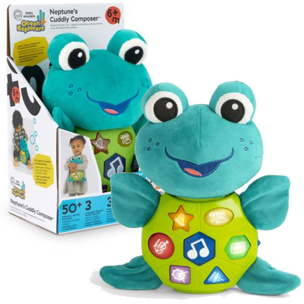 Baby Einstein Plišana muzička igračka Ocean Explorers Neptuns Cuddly Composer 6-24M SKU16639 - ODDO igračke