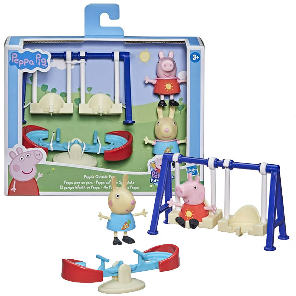 Peppa Pig Set igralište sa Pepom i Rebecom 849284 - ODDO igračke