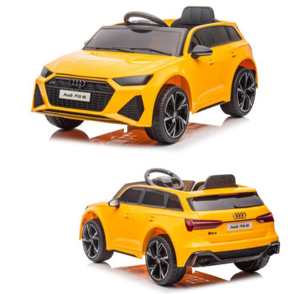 Auto na akumulator Audi RS6 žuti R/C BRD-2118 12V4.5AH*1+2motor 11/2118 - ODDO igračke