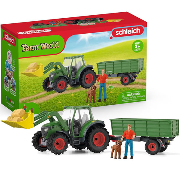 Schleich Traktor sa prikolicom 42608 - ODDO igračke