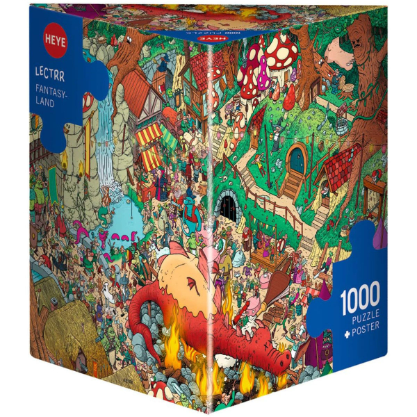 Heye puzzle 1000 pcs Triangle Lectrr Cartoon Fantasyland 30021 - ODDO igračke