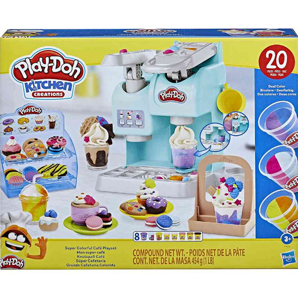 Play Doh Super Colorful Cafe Playset F5836 - ODDO igračke