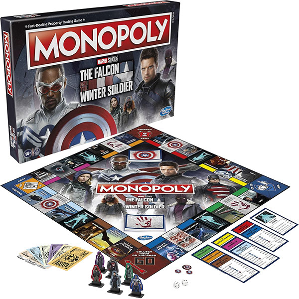 Monopoly društvena igra The Falcon and the Winter Soldier Edition F5851UE21 - ODDO igračke