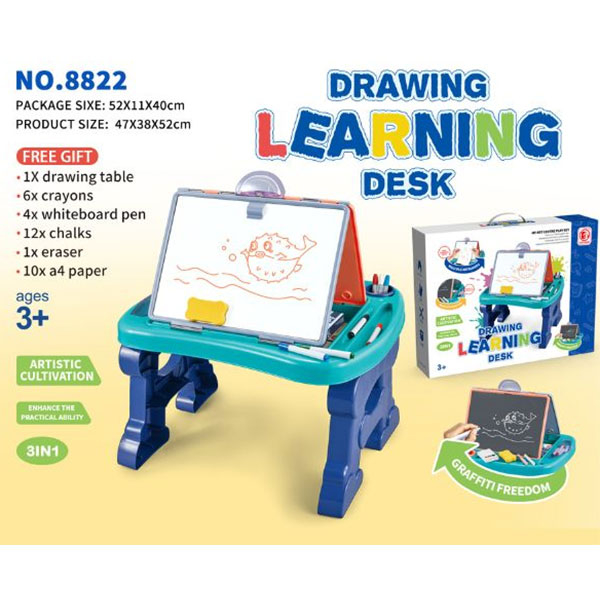 Sto i tabla 2u1 za crtanje i učenje 8822 91/71067 - ODDO igračke