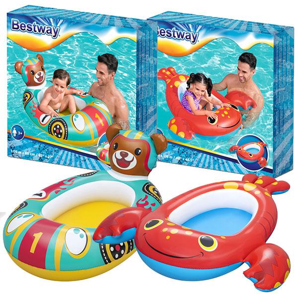 Bestway bebi čamac 3+ mix rak/medved 14/34170 - ODDO igračke