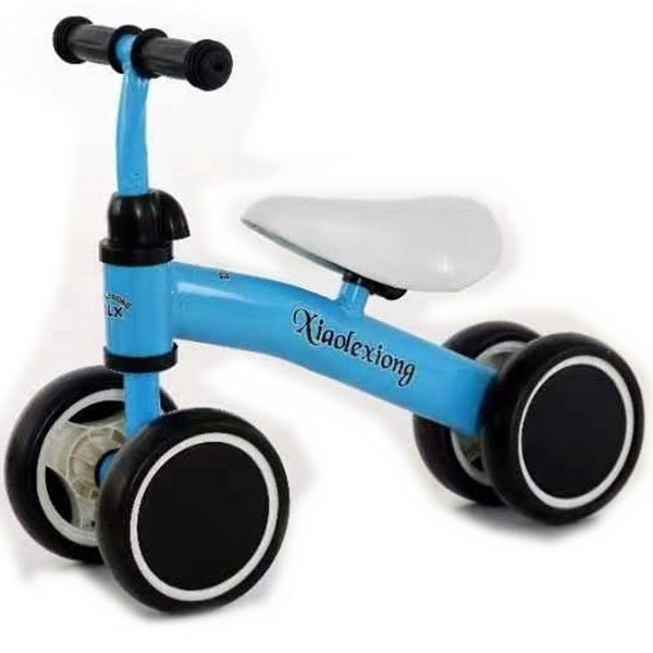 Balans Bicikl Bez Pedala Balance Bike 4 točka Točkonja plavi CLP004-2A - ODDO igračke