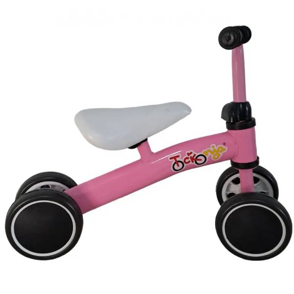 Balans Bicikl Bez Pedala Balance Bike 4 točka Točkonja roze CLP004-4A - ODDO igračke