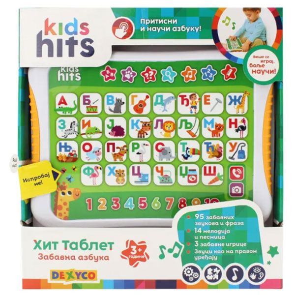 Kids Hits Interaktivni tablet azbuka KH1003 - ODDO igračke