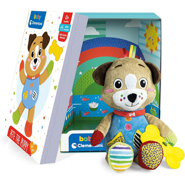 Baby Clementoni pliš kuca u kutiji CL17759 - ODDO igračke