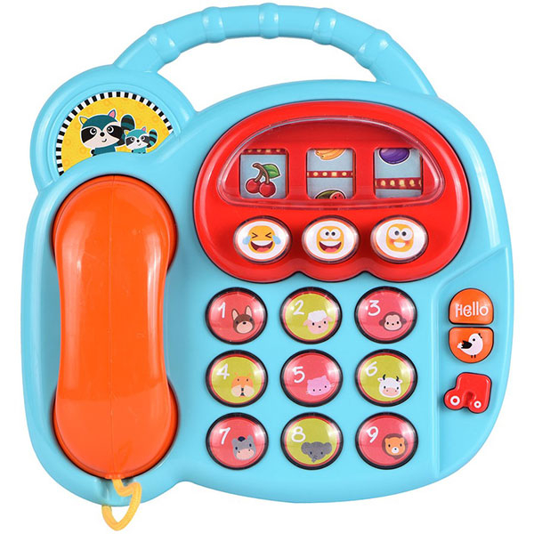 Igračka za bebe Telefon sa aktivnostima - životinje 6m+ Infunbebe LS9991 - ODDO igračke